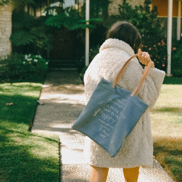 NWOT Stoned Immaculate X Jenean Jenean embroidered journey tote bag - Picture 8 of 14